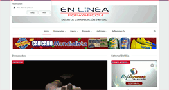 Desktop Screenshot of enlineapopayan.com